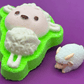 Little Spring Lamb Kids Bath Bomb with Sheep Figure Inside - Berwyn Betty's Bath & Body Shop