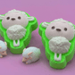 Little Spring Lamb Kids Bath Bomb with Sheep Figure Inside - Berwyn Betty's Bath & Body Shop
