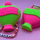 LOVE POTION Kids Bath Bomb with Valentine’s Day Beaded Bracelet Inside - Berwyn Betty's Bath & Body Shop