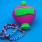 LOVE POTION Kids Bath Bomb with Valentine’s Day Beaded Bracelet Inside - Berwyn Betty's Bath & Body Shop
