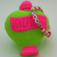 LOVE POTION Kids Bath Bomb with Valentine’s Day Beaded Bracelet Inside - Berwyn Betty's Bath & Body Shop