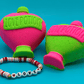 LOVE POTION Kids Bath Bomb with Valentine’s Day Beaded Bracelet Inside - Berwyn Betty's Bath & Body Shop