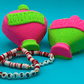 LOVE POTION Kids Bath Bomb with Valentine’s Day Beaded Bracelet Inside - Berwyn Betty's Bath & Body Shop