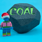 Lump of Coal Kids Bath Bomb with Limited Edition NEW Grinch Toy Inside - Berwyn Betty's Bath & Body Shop