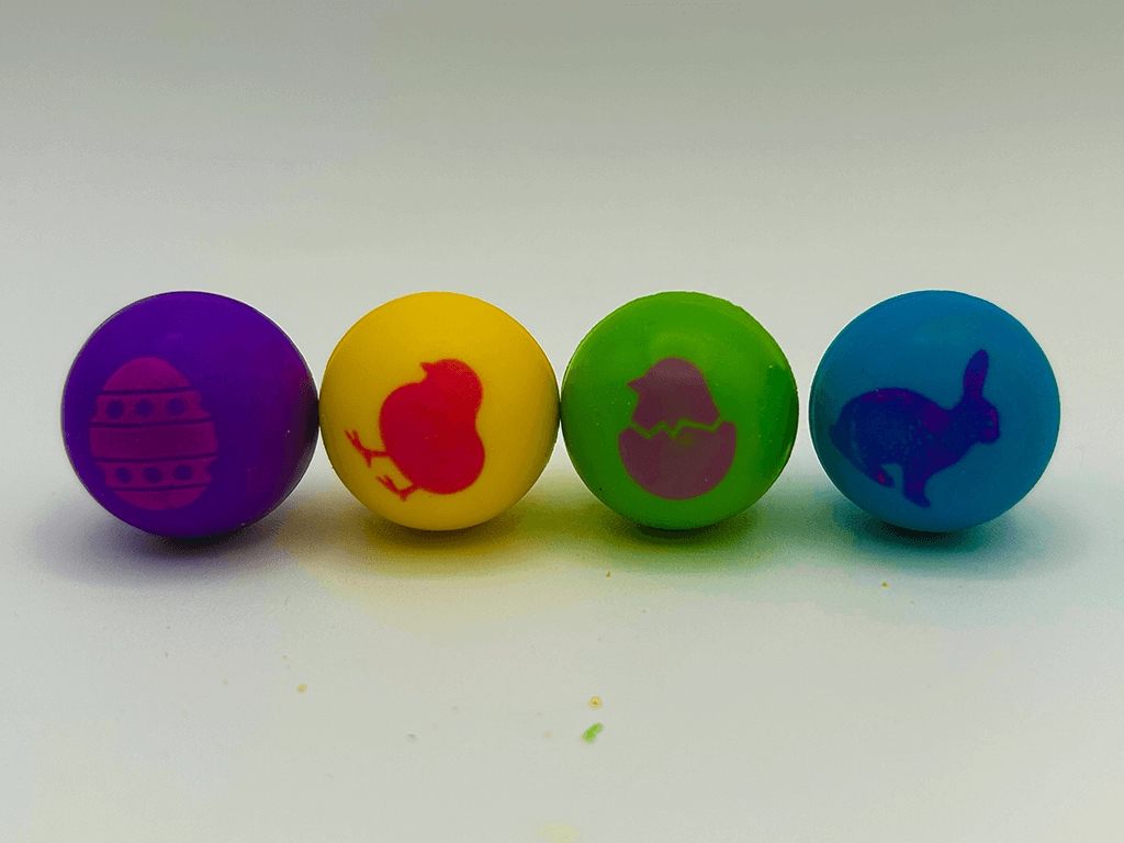 Marshmallow Chick Kids Bath Bomb with Easter Rubber Ball Inside - Berwyn Betty's Bath & Body Shop