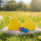 Marshmallow Chick Kids Bath Bomb with Easter Rubber Ball Inside - Berwyn Betty's Bath & Body Shop