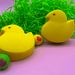 Marshmallow Chick Kids Bath Bomb with Easter Rubber Ball Inside - Berwyn Betty's Bath & Body Shop