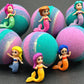 Mermaid Kids Bath Bomb with Mermaid Toy Inside - Berwyn Betty's Bath & Body Shop