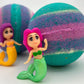 Mermaid Kids Bath Bomb with Mermaid Toy Inside - Berwyn Betty's Bath & Body Shop