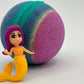 Mermaid Kids Bath Bomb with Mermaid Toy Inside - Berwyn Betty's Bath & Body Shop