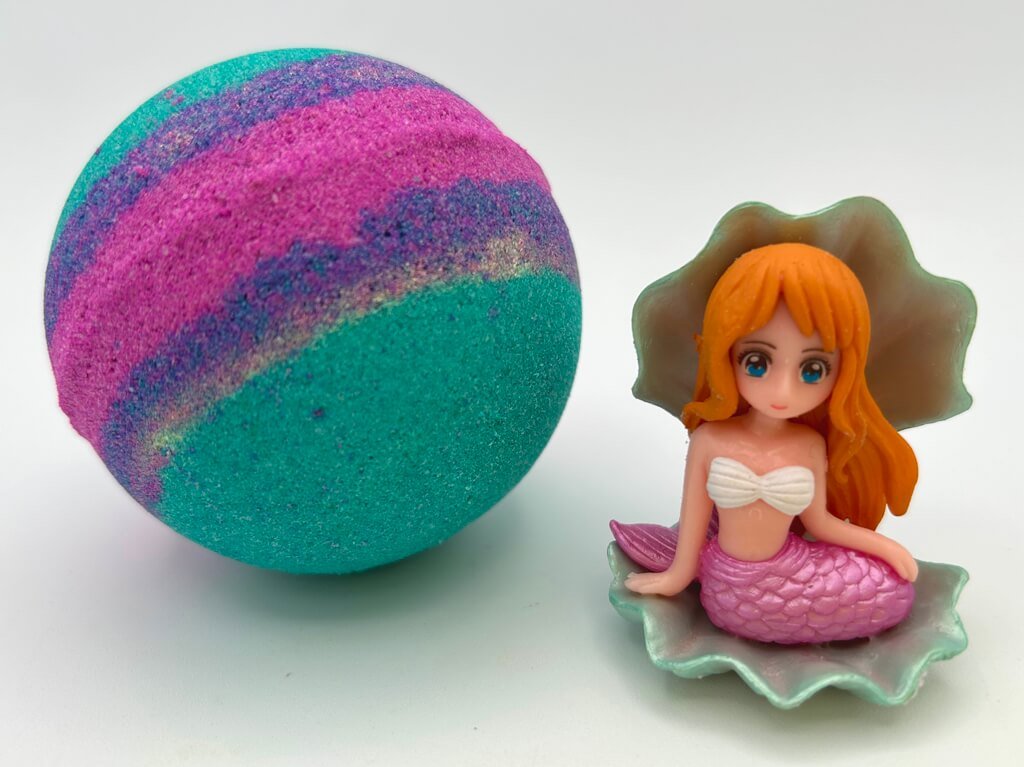 Mermaid Kids Bath Bomb with Mermaid Toy Inside - Berwyn Betty's Bath & Body Shop