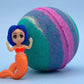 Mermaid Kids Bath Bomb with Mermaid Toy Inside - Berwyn Betty's Bath & Body Shop