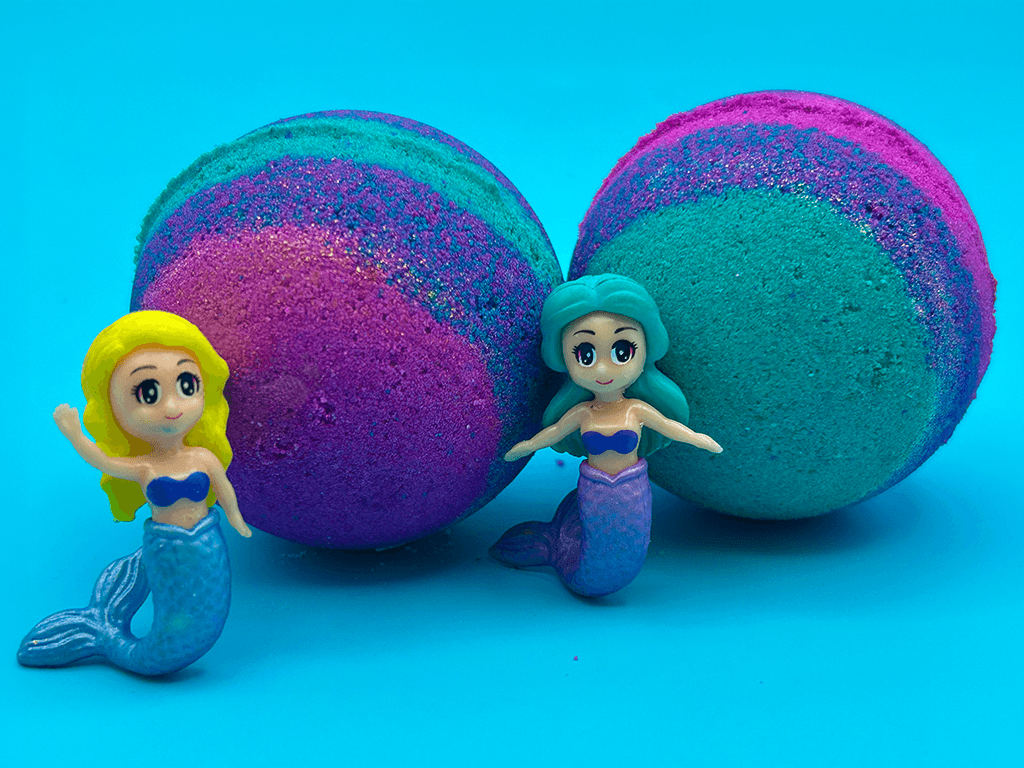 Mermaids Kids Bath Bomb Collection Box– 6 ct - Berwyn Betty's Bath & Body Shop