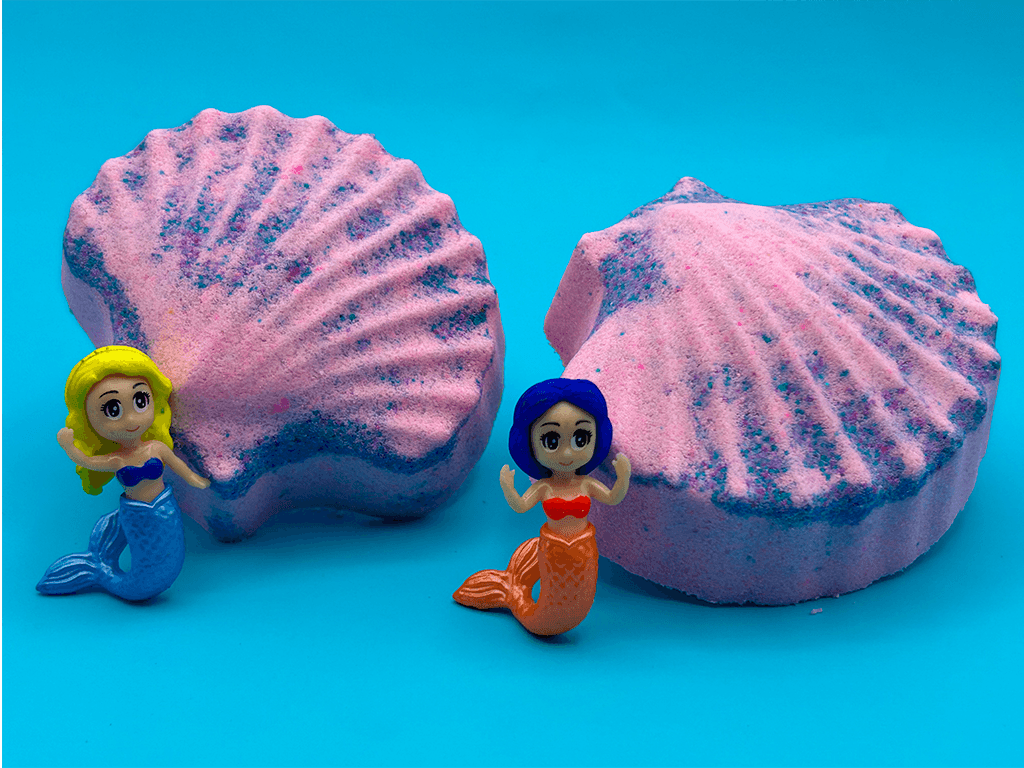 Mermaids Kids Bath Bomb Collection Box– 6 ct - Berwyn Betty's Bath & Body Shop