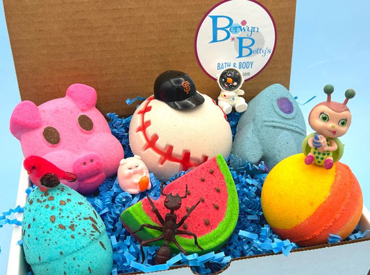 Monthly Kids Bath Bomb Subscription Service - Berwyn Betty's Bath & Body Shop