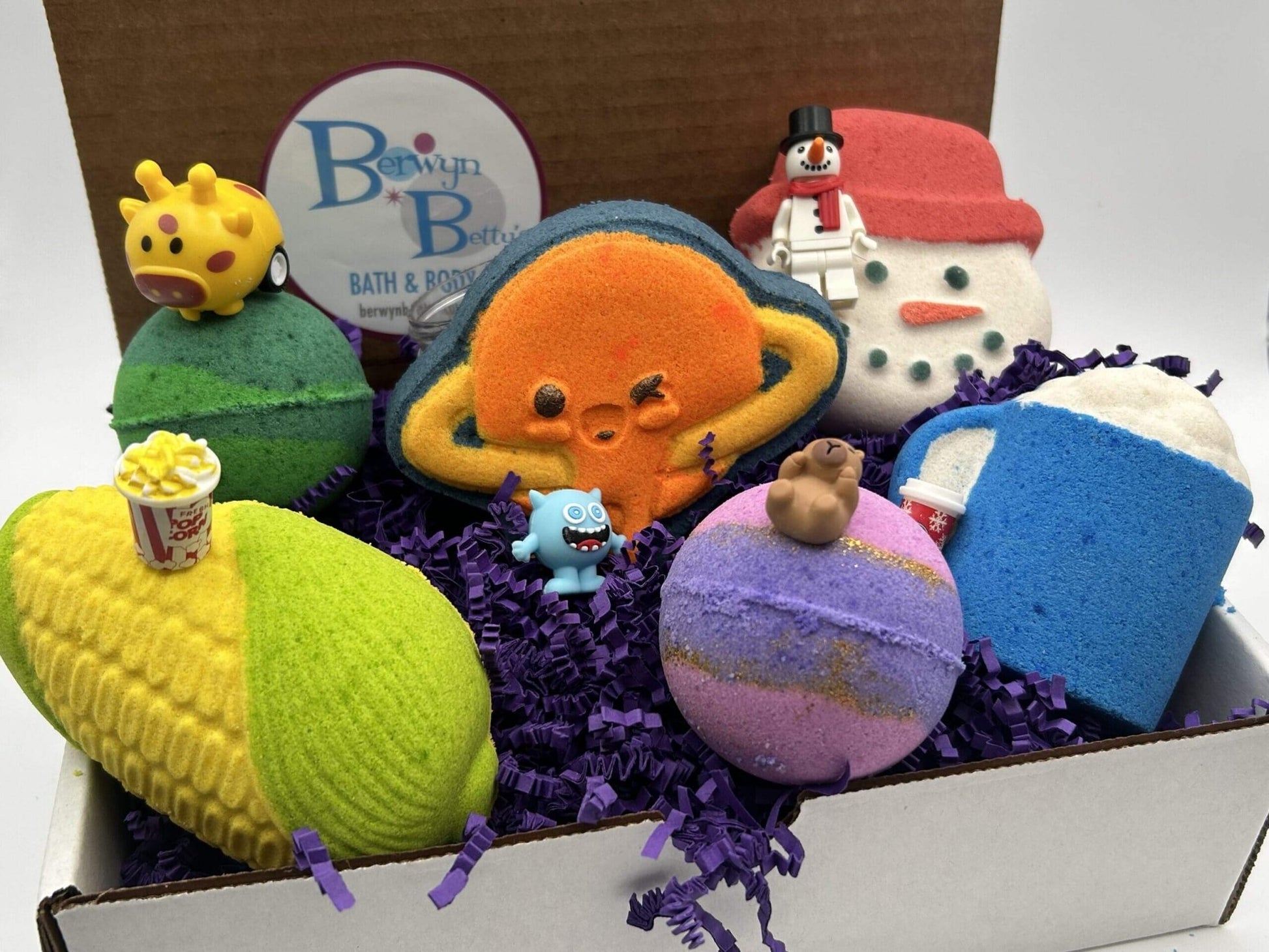 Monthly Kids Bath Bomb Subscription Service - Berwyn Betty's Bath & Body Shop