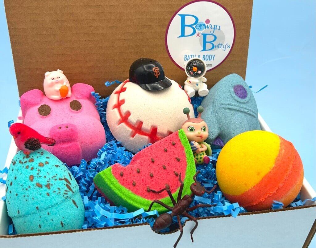 Monthly Kids Bath Bomb Subscription Service - Berwyn Betty's Bath & Body Shop