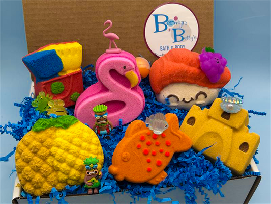 Monthly Kids Bath Bomb Subscription Service - Berwyn Betty's Bath & Body Shop