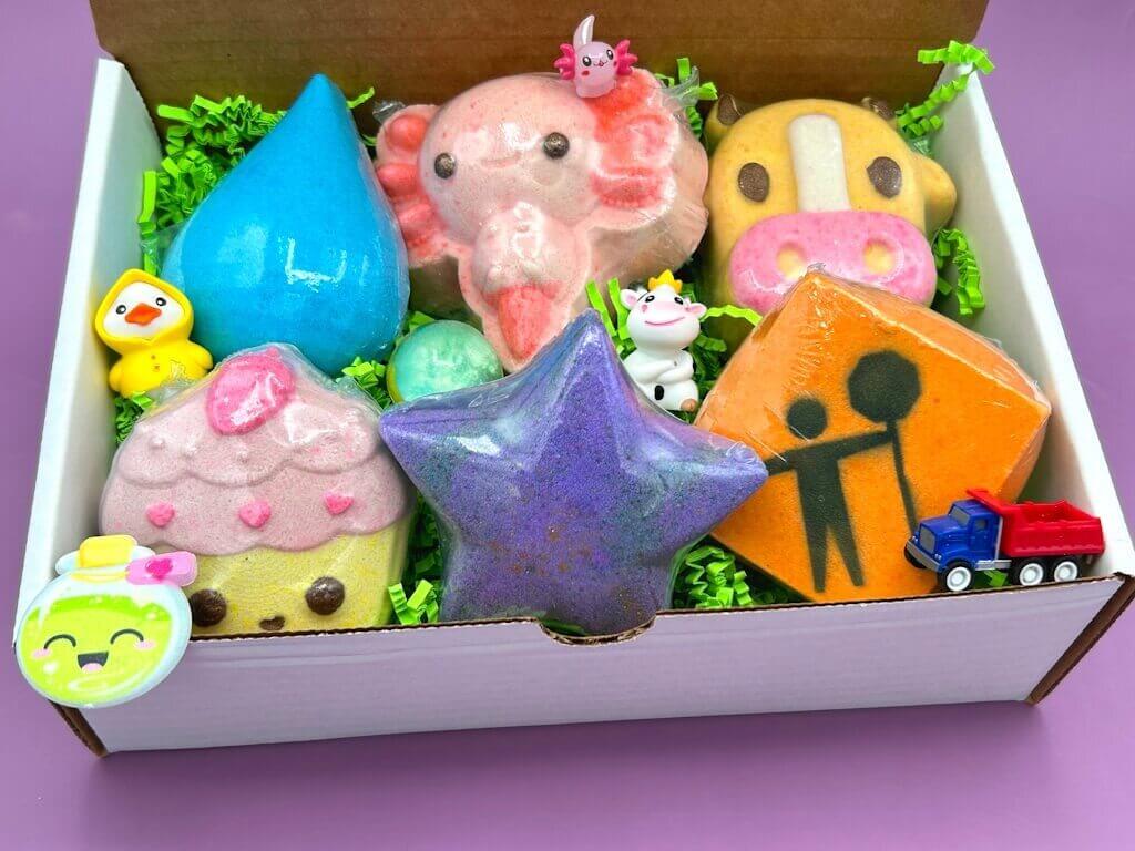 Monthly Kids Bath Bomb Subscription Service - Berwyn Betty's Bath & Body Shop