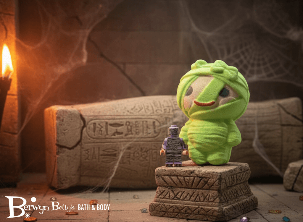 Mummy Girl Kids Bath Bomb – With Minifigure Surprise Inside! - Berwyn Betty's Bath & Body Shop