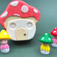 Mushroom Cottage Kids Bath Bomb with Mushroom Fairy Figure Inside - Berwyn Betty's Bath & Body Shop