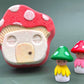 Mushroom Cottage Kids Bath Bomb with Mushroom Fairy Figure Inside - Berwyn Betty's Bath & Body Shop