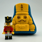 Nutcracker Sugar Cookie Kids Bath Bomb with Nutcracker Minifigure Inside - Berwyn Betty's Bath & Body Shop