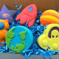 Outer Space Kids Bath Bombs Collection - 6 ct - Berwyn Betty's Bath & Body Shop