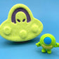 Outer Space UFO Kids Bath Bomb with Outer Space Eraser Toy Inside - Berwyn Betty's Bath & Body Shop