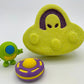 Outer Space UFO Kids Bath Bomb with Outer Space Eraser Toy Inside - Berwyn Betty's Bath & Body Shop