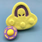 Outer Space UFO Kids Bath Bomb with Outer Space Eraser Toy Inside - Berwyn Betty's Bath & Body Shop