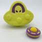 Outer Space UFO Kids Bath Bomb with Outer Space Eraser Toy Inside - Berwyn Betty's Bath & Body Shop