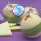 Patchouli & Sandalwood Scented Bath Bombs with Handmade Soap Inside - 2 ct - Berwyn Betty's Bath & Body Shop