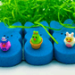 Peeps Blue Kids Bath Bombs Gift Pack with Surprise Toys Inside - 3 ct - Berwyn Betty's Bath & Body Shop