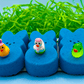 Peeps Blue Kids Bath Bombs Gift Pack with Surprise Toys Inside - 3 ct - Berwyn Betty's Bath & Body Shop