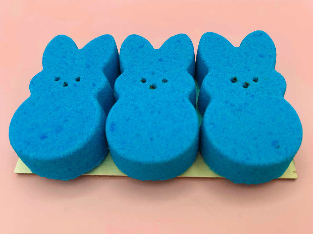 Peeps Blue Kids Bath Bombs Gift Pack with Surprise Toys Inside - 3 ct - Berwyn Betty's Bath & Body Shop