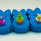Peeps Blue Kids Bath Bombs Gift Pack with Surprise Toys Inside - 3 ct - Berwyn Betty's Bath & Body Shop