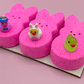 Peeps Pink Kids Bath Bomb Gift Pack with Surprise Toys Inside - 3 ct - Berwyn Betty's Bath & Body Shop