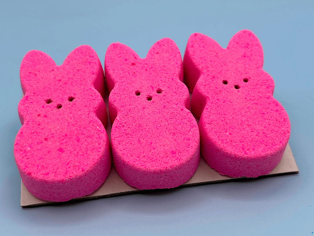 Peeps Pink Kids Bath Bomb Gift Pack with Surprise Toys Inside - 3 ct - Berwyn Betty's Bath & Body Shop