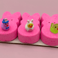 Peeps Pink Kids Bath Bomb Gift Pack with Surprise Toys Inside - 3 ct - Berwyn Betty's Bath & Body Shop