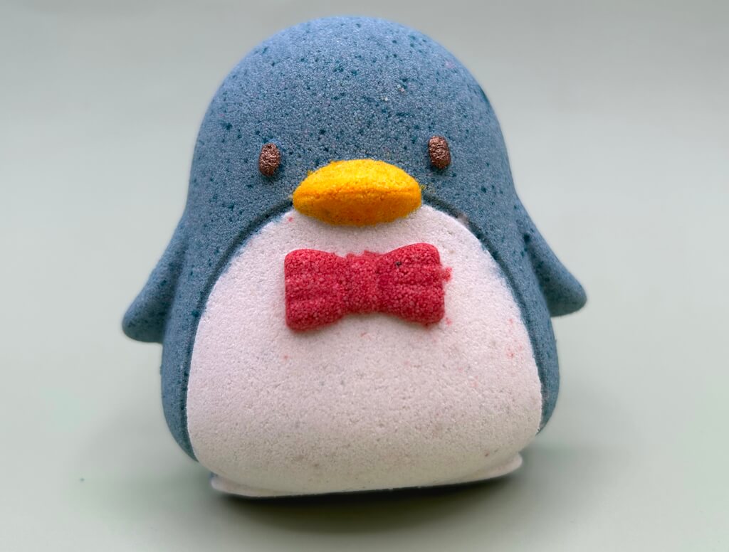 Penguin Kids Bath Bomb with Penguin Toy Inside - Berwyn Betty's Bath & Body Shop