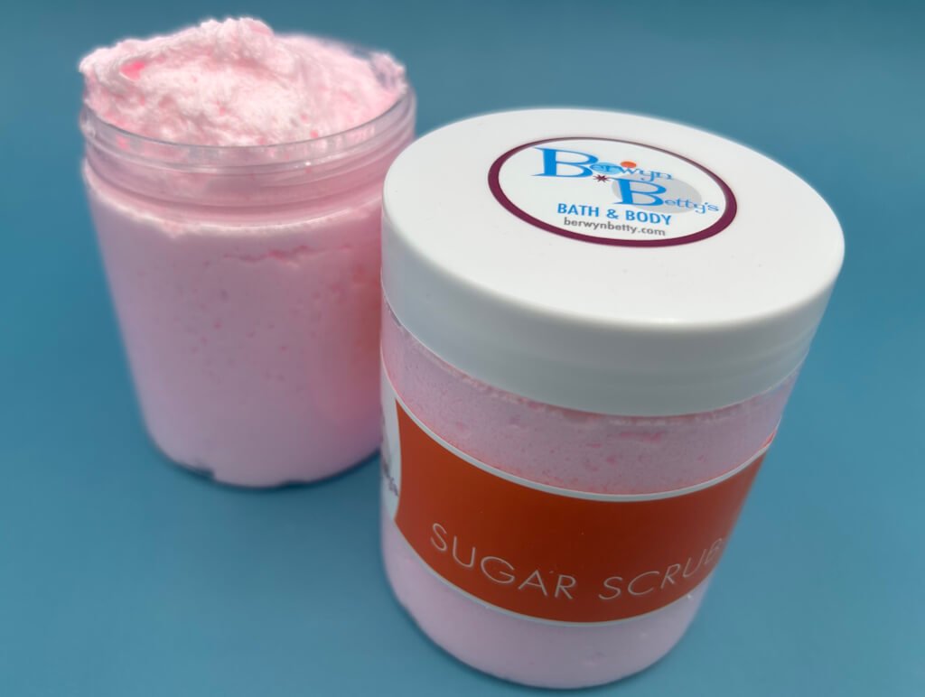 Peppermint Sugar Scrub Whip - Berwyn Betty's Bath & Body Shop