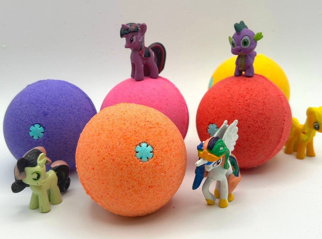 Pony Bath Bomb with My Little Pony Figure Inside - Berwyn Betty's Bath & Body Shop