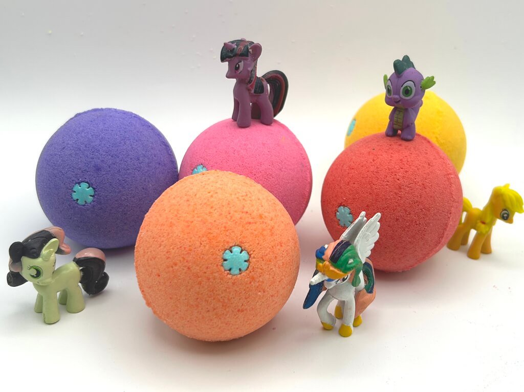 Pony Bath Bomb with My Little Pony Figure Inside - Berwyn Betty's Bath & Body Shop