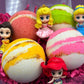 PRINCESS Kids Bath Bomb Gift Box with Toys Inside - 4 ct - Berwyn Betty's Bath & Body Shop