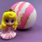 PRINCESS Kids Bath Bomb Gift Box with Toys Inside - 4 ct - Berwyn Betty's Bath & Body Shop