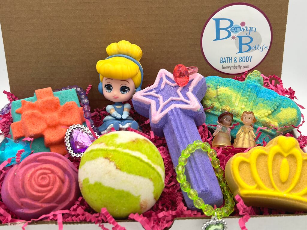 Princess Kids Bath Bombs Collection - 6 ct - Berwyn Betty's Bath & Body Shop