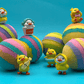 Rainbow Duck Kids Bath Bomb Gift Box with Toy Ducks Inside - 4 ct - Berwyn Betty's Bath & Body Shop