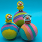 Rainbow Duck Kids Bath Bomb Gift Box with Toy Ducks Inside - 4 ct - Berwyn Betty's Bath & Body Shop