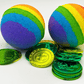 Rainbow's End Kids Bath Bomb with Plastic Coins Inside - Berwyn Betty's Bath & Body Shop